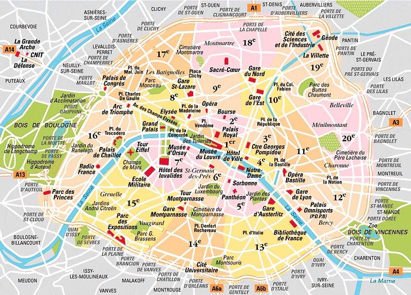 Paris-arrondissements-map