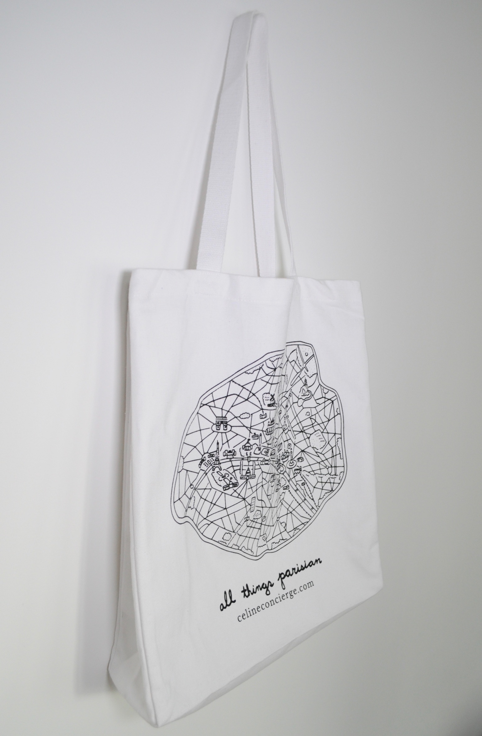white-bag-tote-illustrated-map-Paris