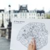 Paris-Outline Map-Celine-Concierge