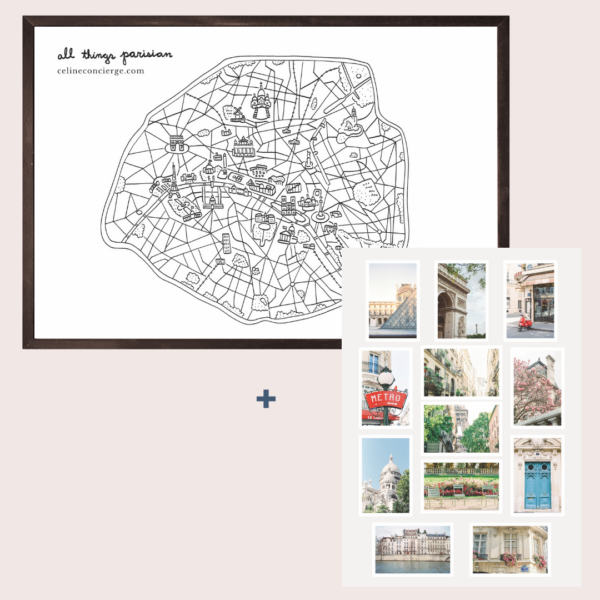 Paris-Gift-Set-Poster-Postcards